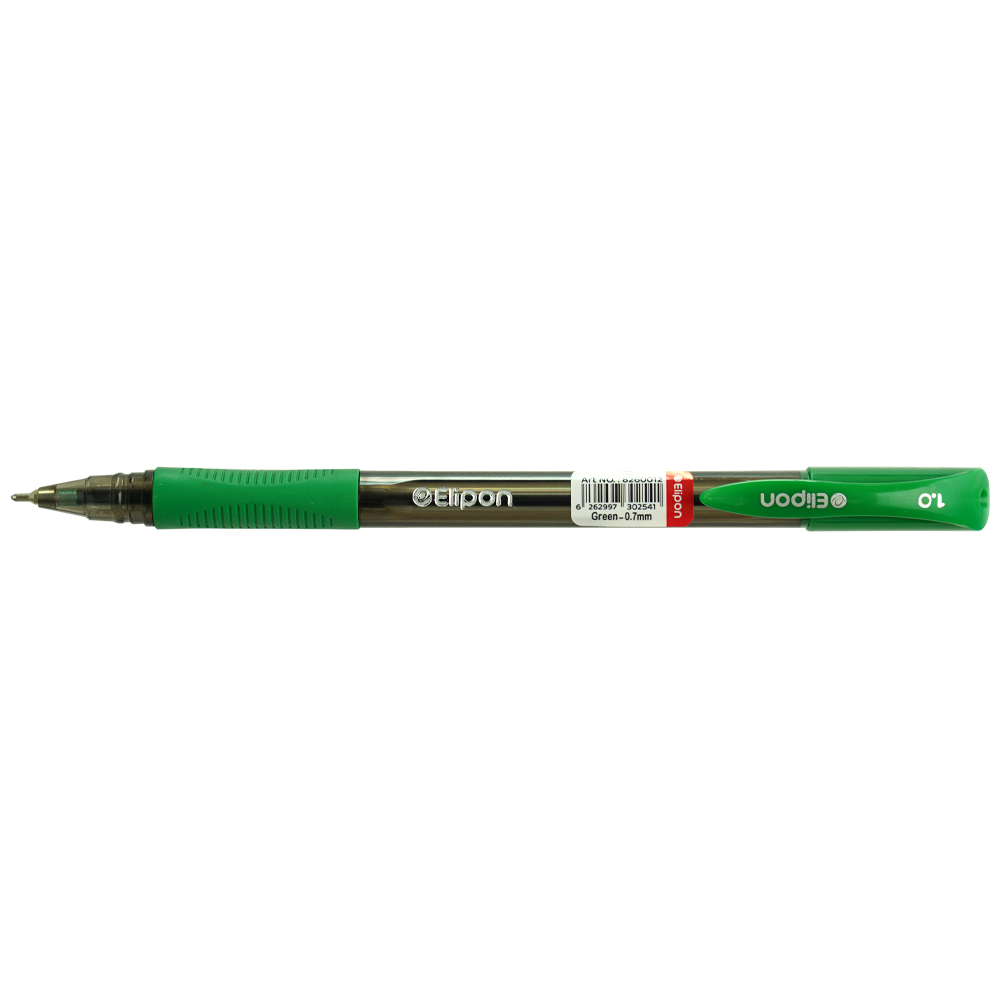 خودکارسبز 1/0 سمی ژل  (بسته 12عددی) الیپون EA01 کد8261204