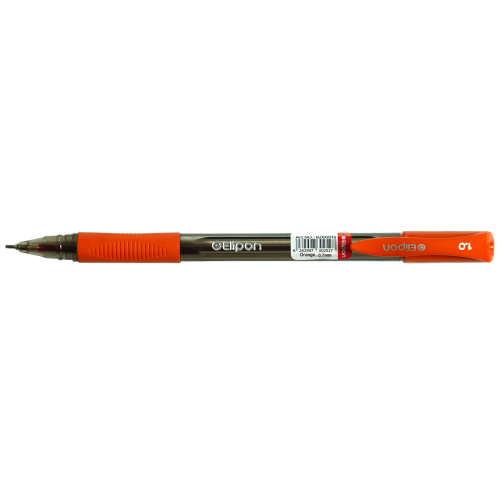 خودکارنارنجی 1/0 سمی ژل  (بسته 12عددی) الیپون EA01 کد8261206