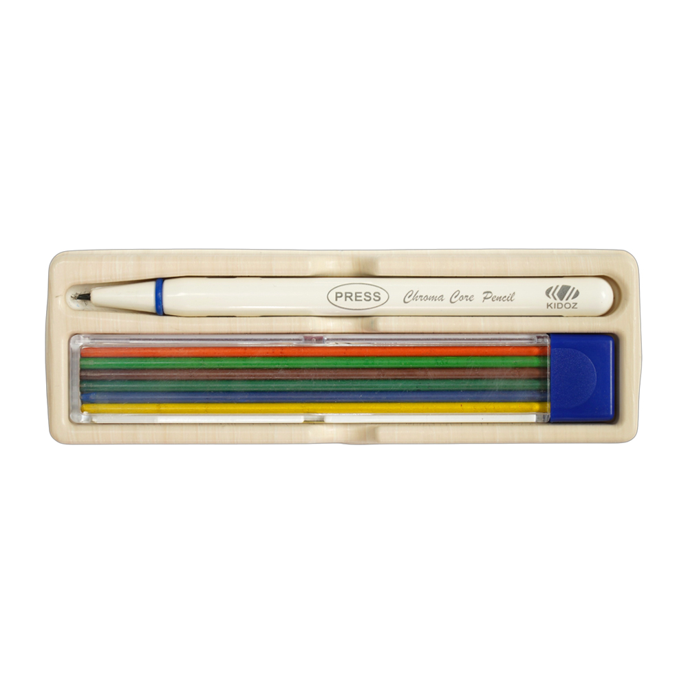 مدادرنگی12+1رنگ فشاری(مغزرنگی3میل) KIDOZ کیدوز کد50367
