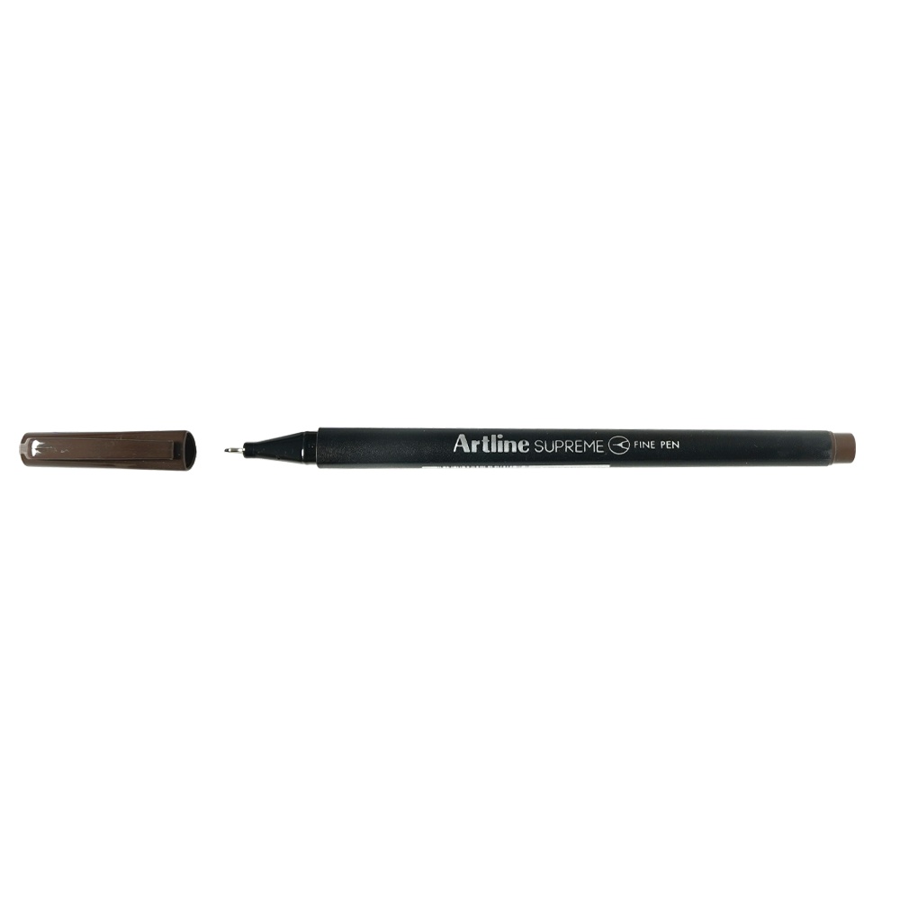 روان نویس نوک نمدی قهوه ای تیره سوپریم آرتلاین کدEPFS200DARKBROWN