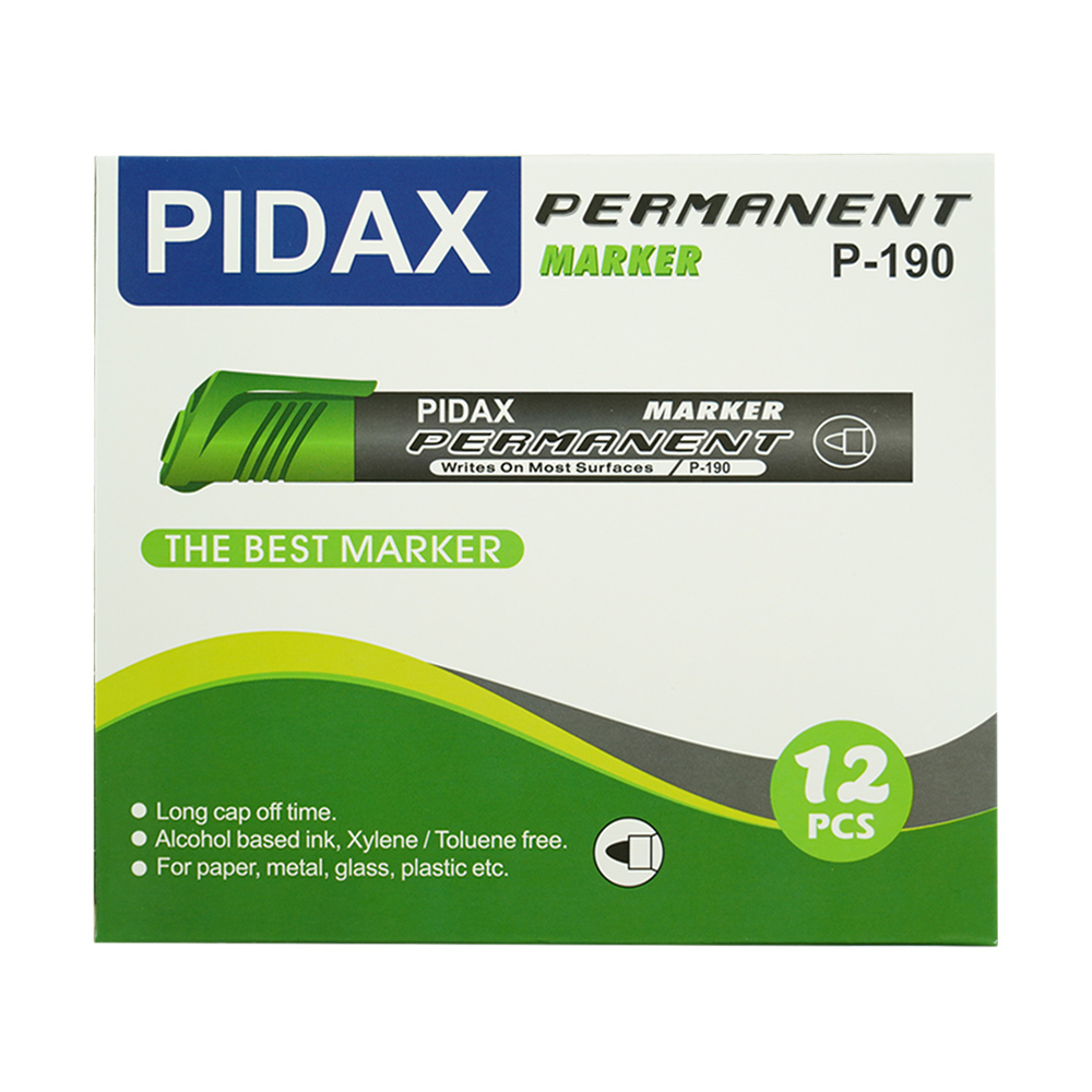 ماژیک معمولی گرد سبز پیداکس کدP-190