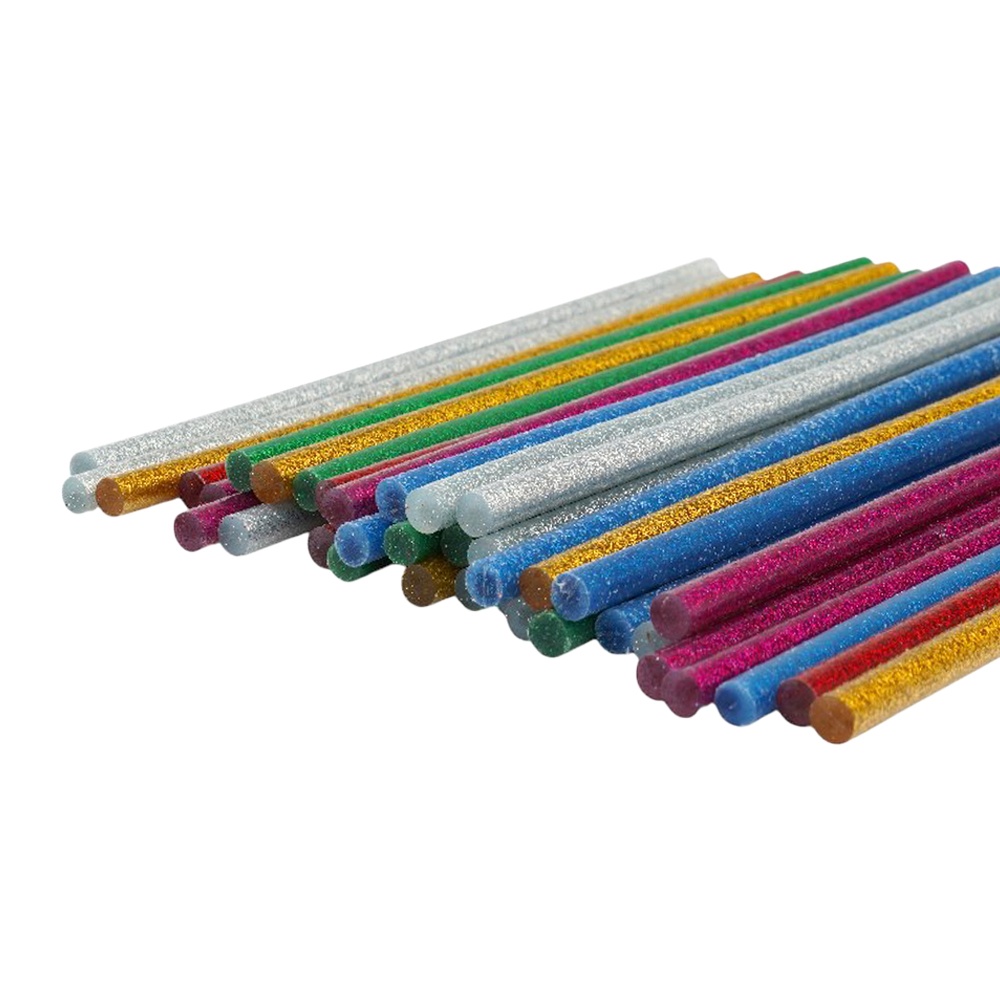 چسب حرارتی رنگی اکلیلی بلند باریک(40عددی) استورم کد220420