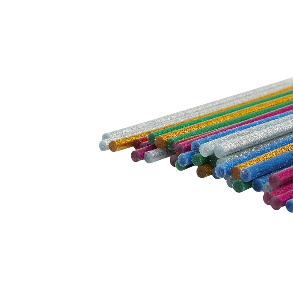 چسب حرارتی رنگی اکلیلی کوتاه باریک(50عددی) استورم کد220410