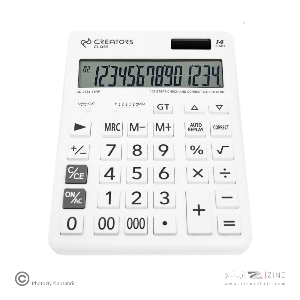 ماشین حساب رومیزی3صفر14رقم سیکلاس کدCD-2788-14RP