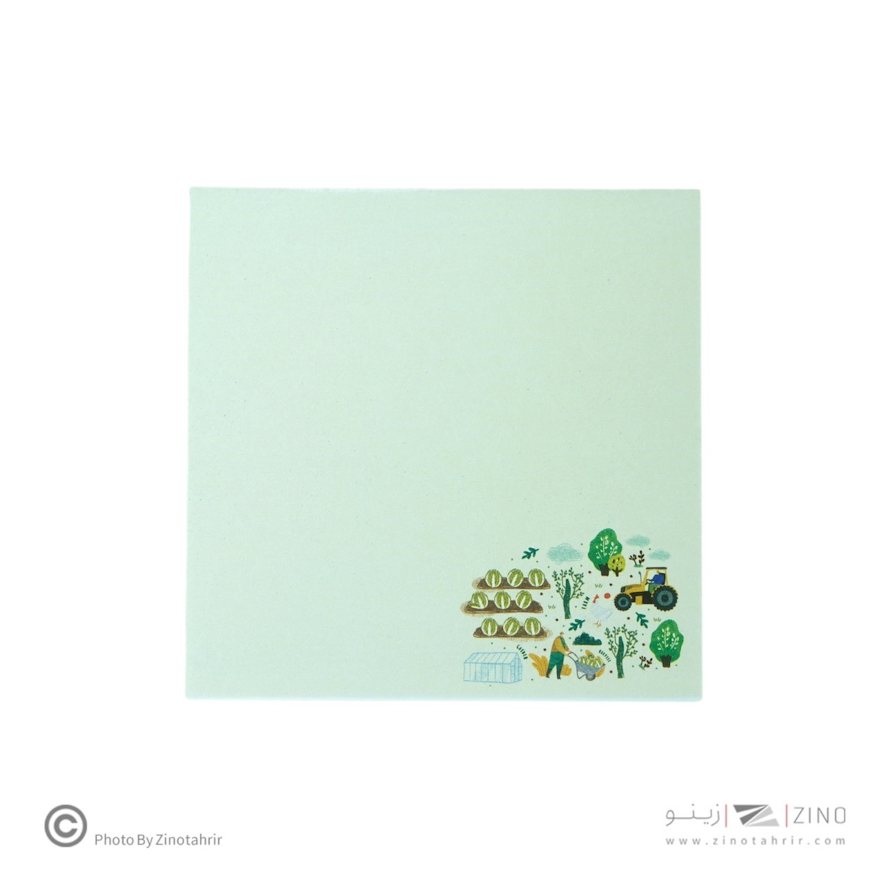 کاغذ 10*10 (رنگی/طرح دار) مسترنوت کد504