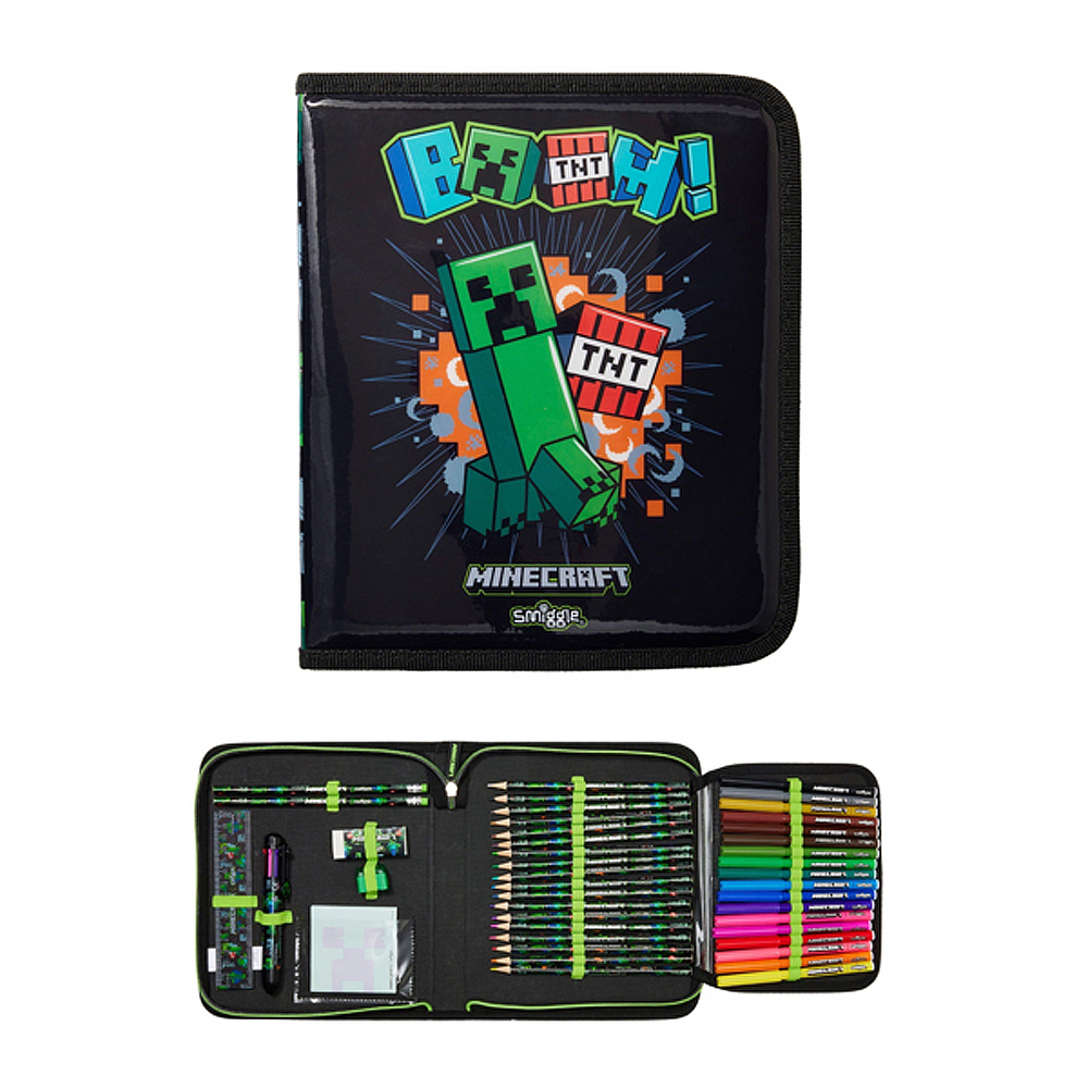 مجموعه لوازن التحریر همراه با جامدادی اسمیگل طرح ماینکرافت