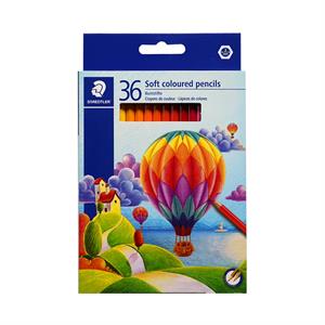 مداد رنگی36رنگ جعبه مقوایی سافت استدلرکد143 CD36 LI