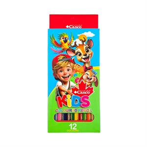 مدادرنگی12رنگ جعبه مقوایی کیدز ته صدفی کنکو