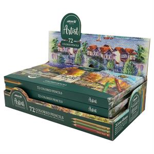 مداد رنگی72رنگ جعبه فلزی حرفه ای /آرتیست آریا کد3905/3934