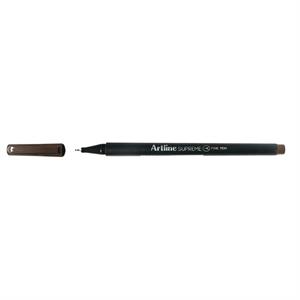 روان نویس نوک نمدی قهوه ای تیره سوپریم آرتلاین کدEPFS200DARKBROWN