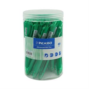 روان نویس 1/0ژل فشاری سبز لیوانی پیکاسو کدGP-123