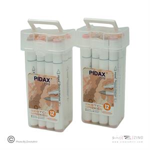 ماژیک12 رنگ (رنگ پوست )راندو نیوتاچ/ماپرومکس/پیداکس جعبه طلقی کد512/312