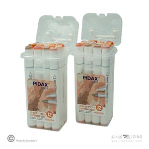 ماژیک12 رنگ (رنگ پوست )راندو نیوتاچ/ماپرومکس/پیداکس جعبه طلقی کد512/312