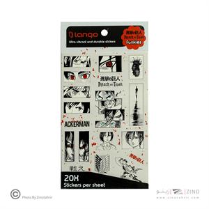 برچسب لانگو سری فانکیز طرح اتکت ان تیتان کدFU-035