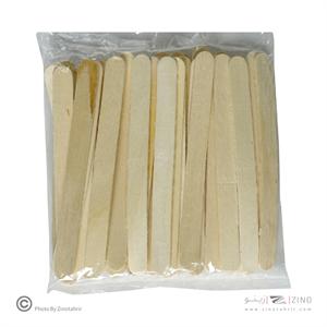 چوب بستنی باریک سفید ساده صبا متالیک