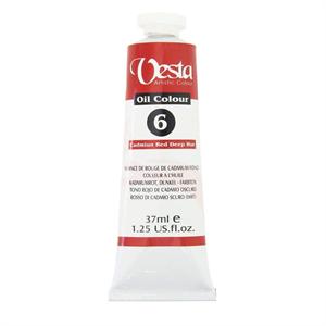 رنگ روغن 37میل وستاکد6 Hue Deep Red Cadmium