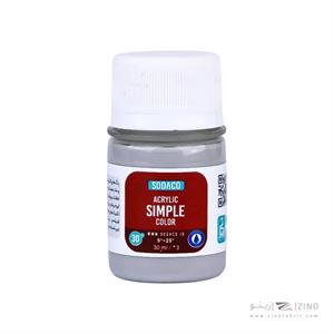 اکریلیک ساده30میل سوداکو طوسی کد00395