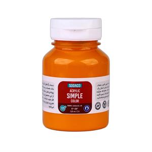 اکریلیک ساده125میل سوداکو  پرتقالی کد02309