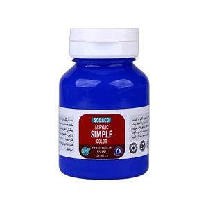 اکریلیک ساده125میل سوداکو  آبی لاجوردی کد02316
