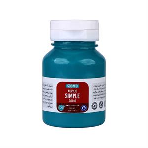 اکریلیک ساده125میل سوداکو  فیروزه ای سیر کد02349