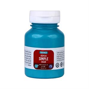 اکریلیک ساده125میل سوداکو  فیروزه ای کد02393