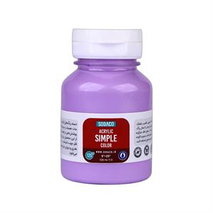 اکریلیک ساده125میل سوداکو  بنفش روشن کد02397