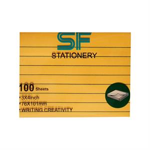 پست ایت100برگ76*101الوان خطدارفسفری اس اف کد SF-304