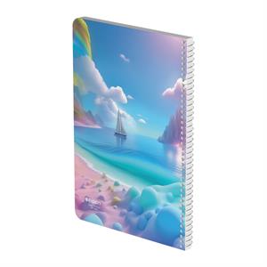 دفتر80برگ وزیری سیمی کلاسیک الیپون کد231کارتن 48عددی
