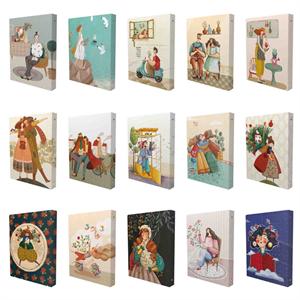 دفتریادداشت کلاسوری 6حلقه 20*15مسترنوت کد472کارتن 42عددی