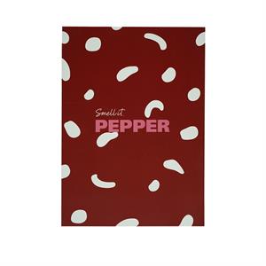 دفتر یادداشت ته چسب14.5*21 همین سریPassion طرح PEPPER