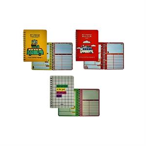 دفترلغت100برگ14*10 سیم از بغل ابرنگ کدA030-01
